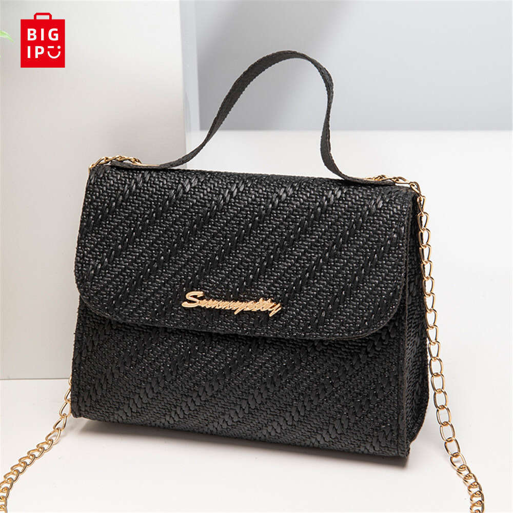 Designer Bag Embossing Chain Square Bag PU Leather Large Capacity Shoulder Crossbody Mobile Phone Bag For Women handbag