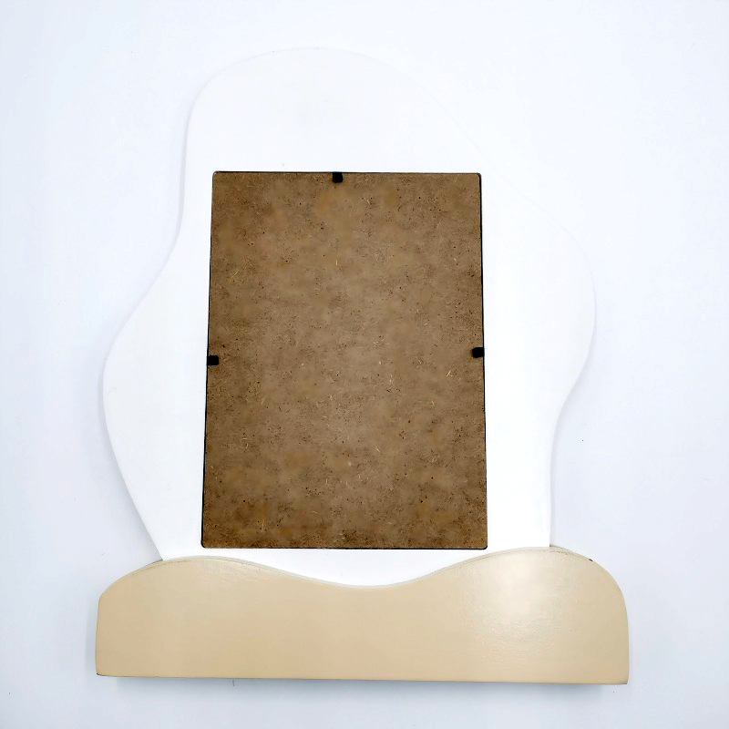 Sleek Metal-Frame Desktop Photo Holder - Multiple Colors Available