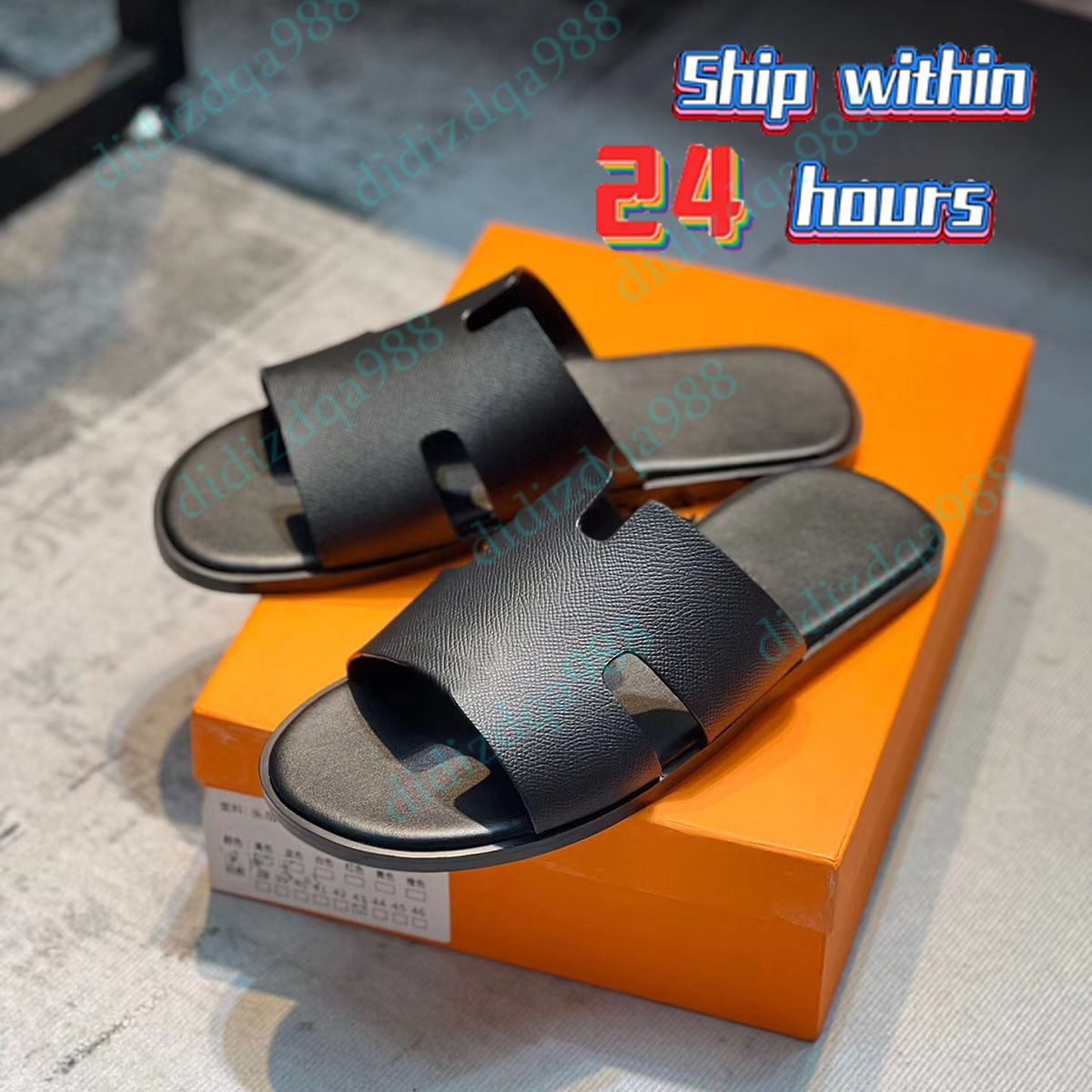 lippers designer sandals izmir flip flop leather heritage calfskin sandals summer lazy large fashion home beach casual slides black