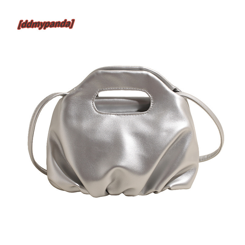Korean pleated cloud for women, 2024 summer and autumn new fashion handbag, high-end single shoulder crossbody bag #28 ddmypanda