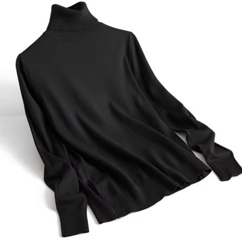 Womens Cashmere Knitted Basics Pullovers Classic Long Sleeve High Collar Bottoming Shirts High Quality Designer Luxury Leisure Autumn New N1106