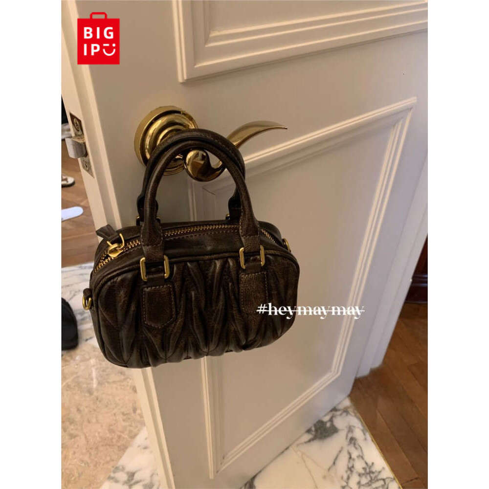 Designer Bag JIAERDI Vintage Coffee Messenger Bag Women Retro Hot Girls Handle Folds Y2k Hand Bag Purse Ladies Harajuku Shoulder Bags Handbag handbag