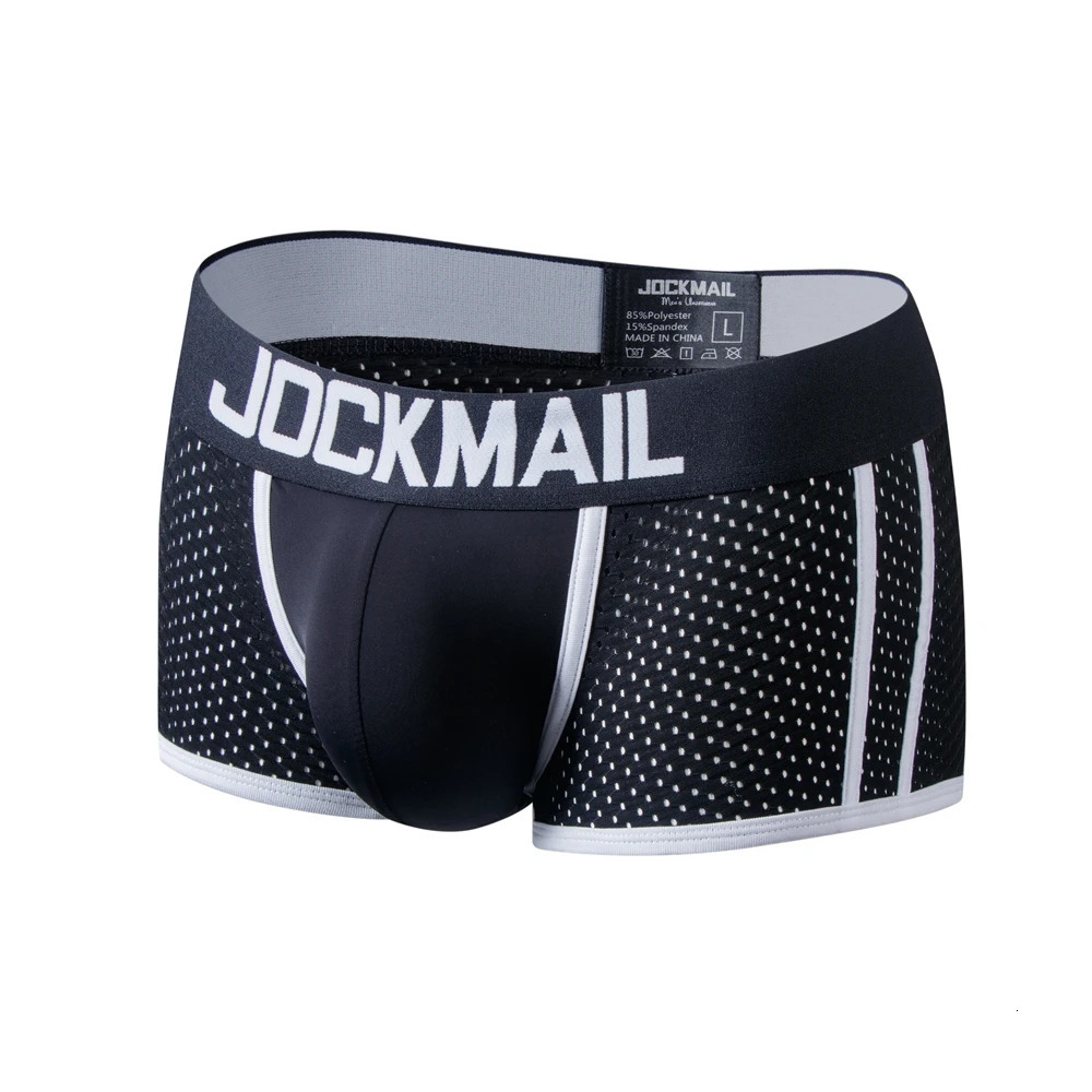 JOCKMAIL 4Pcs Man Underpants Boxershorts Men Boxers Male Breathable Ice Silk Mesh Quick Drying Underwear Mens Panties Boxer 240328