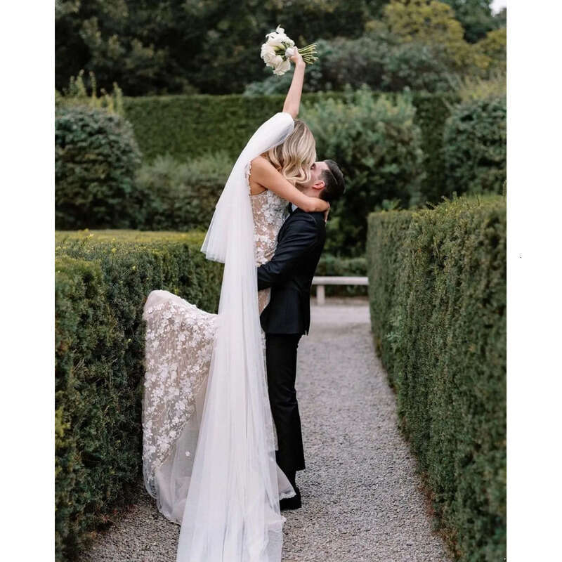 D Wers Wedding Dress Sexy V Neck Long Sleeve Bridal Gowns Romantic Bride Dresses Ress Resses ress resses es
