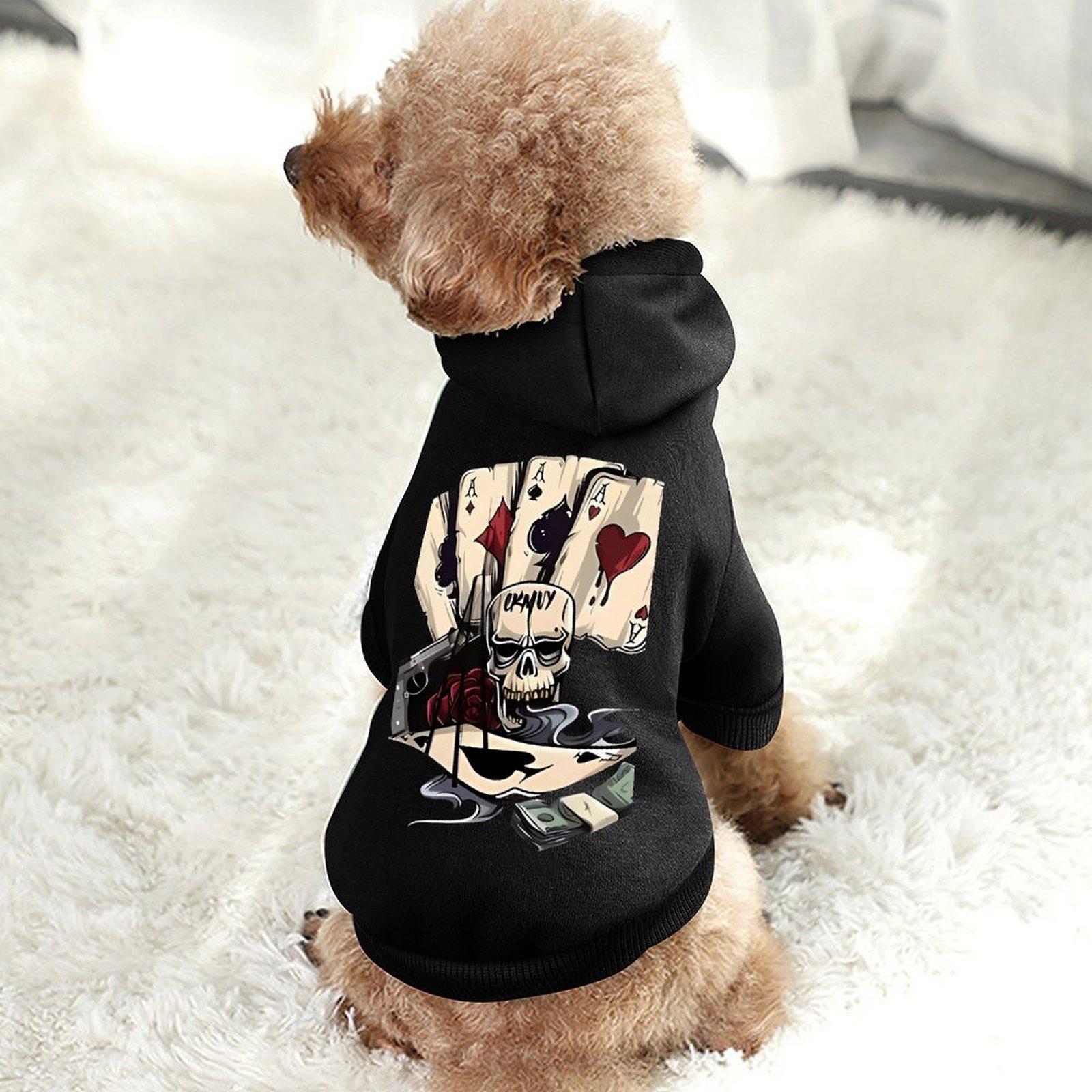 2024 Designer Cat Hoodie Hooded Long Sleeve Everyday Outdoor Dog's Hooded Sweatshirt Customized Oversized Print Anti-linting Comfortable Pet Hood