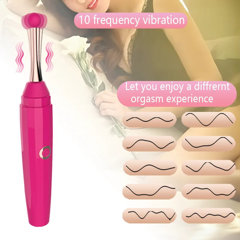 High Frequency G Spot Vibrator Powerful Stimulation Clitoris Vagina Massager Adult Female Nipple Masturbator For Women 241105