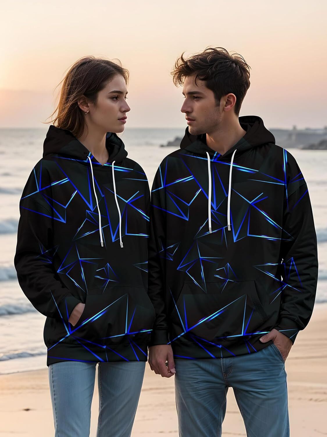 Hoodie for Mens 3D Print Hoodies-Unisex Novelty Xmas Teen Boys Girls Gifts Black White Galaxy Hoodie Graphic Hoodies sweatshirt Pullover Long Sleeve c