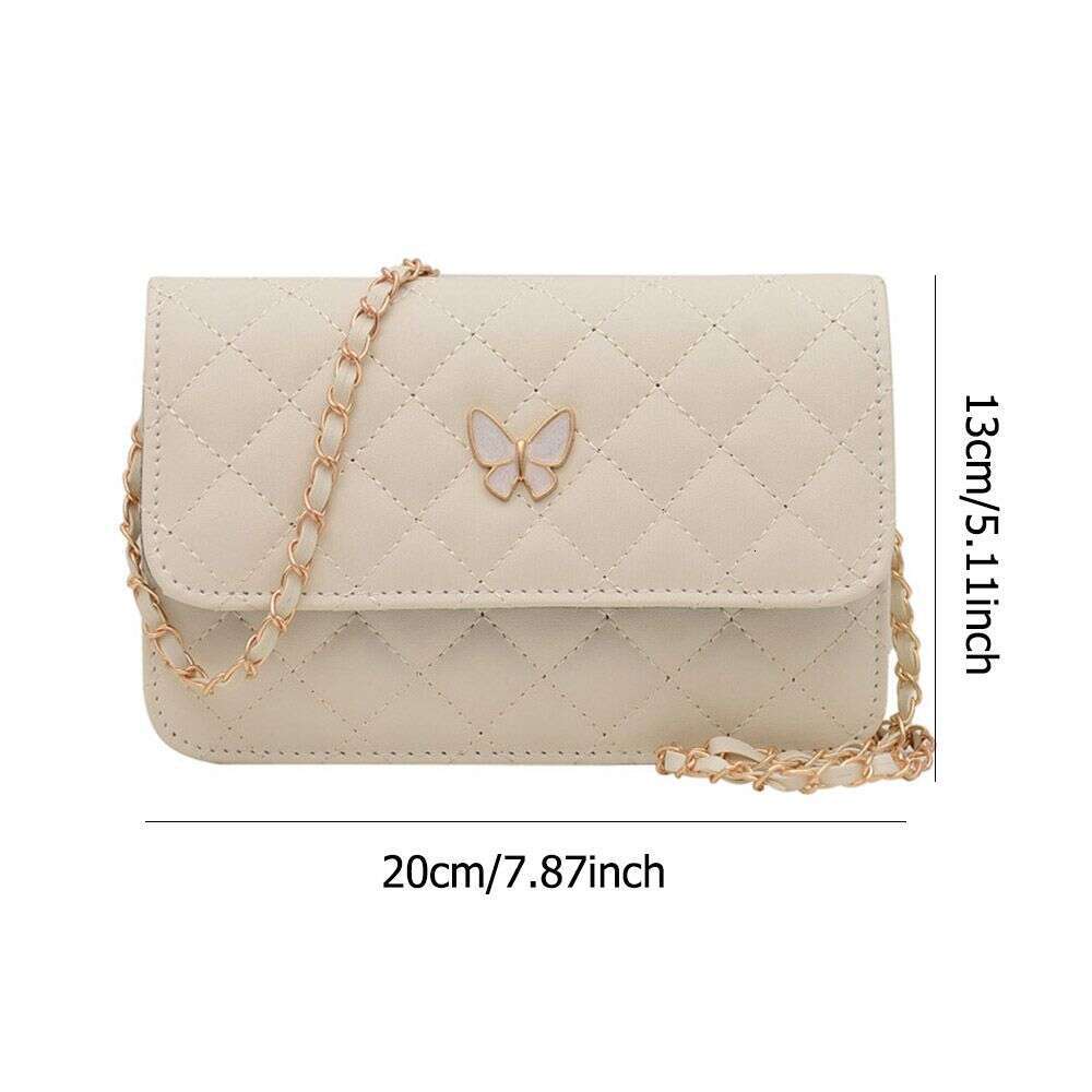 Designer Bag Classic Style Plaid Chain Bag Fashion PU Leather Shoulder Bags Women Trendy All-Match Crossbody Handbag Korean Style Mini Pouch handbag