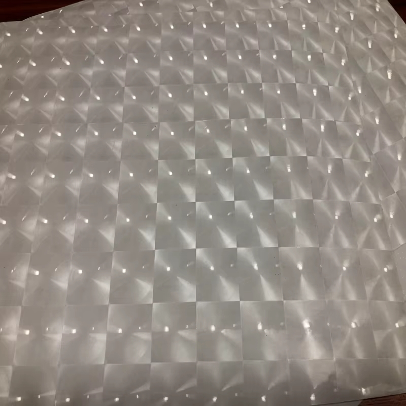BOPP Packaging Film Self Adhesive 3D Lens Film For Book & Photo Holographic Glitter