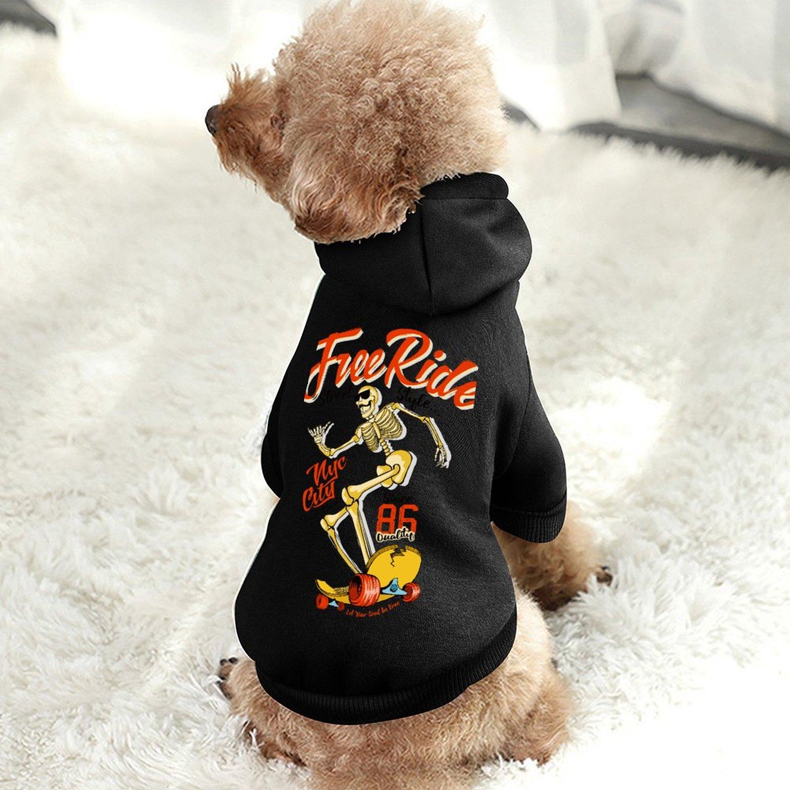 Classic Casual Dog Hoodies Hooded Long Sleeve Outdoor Sun Protection Pets Hoodie DIY Oversized Logo Fine Fabrics Popular Wear