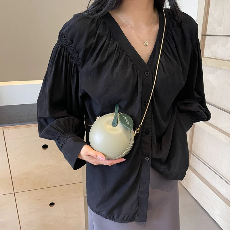 Lipstick Bags For Women Fashion Mini Circular Crossbody Bag Cute Round Bag Coin Purse Handbag er Shoulder Bag 241031