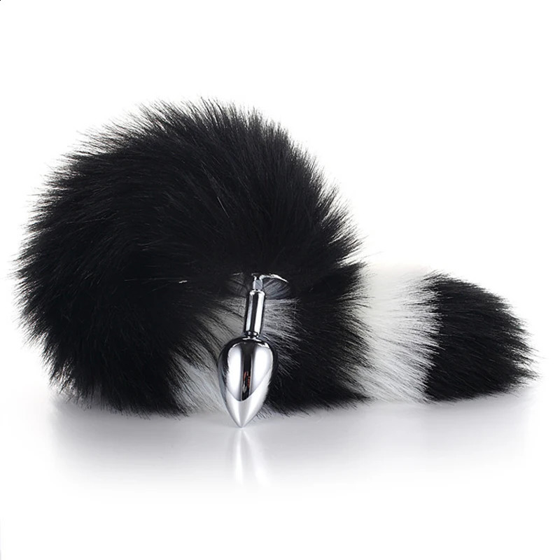 Anal Plug Fox Tail Faux Fur Couple Sex Toys Role Play Sexy Flirt for Gay Men Adult Shop 241105