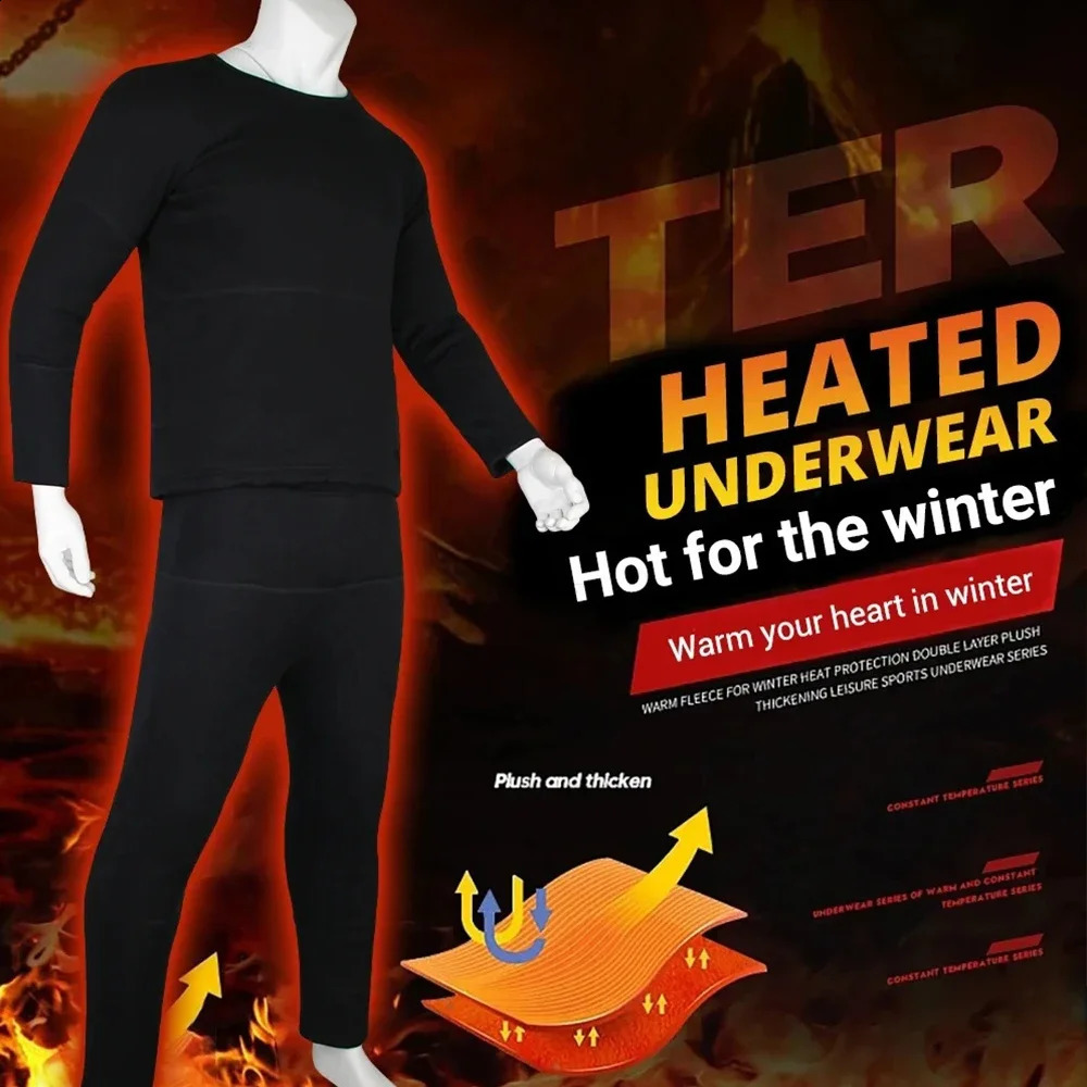 Self Heated Underwear Winter 28 Areas Heated Jacket Men Women Electric Heated Skiing Underwear Snowboarding Thermal Clothing 241105