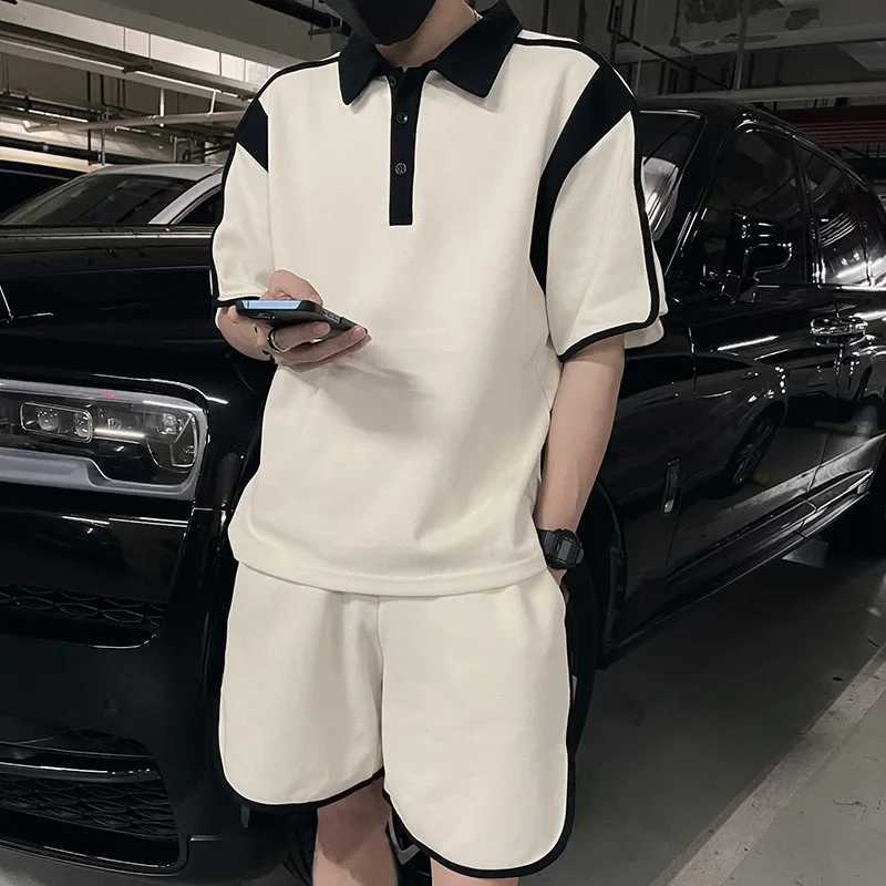 Casual mens sportswear summer slimming style 2024 new arrivals shirt Slves shorts two-piece fashionable set W241104