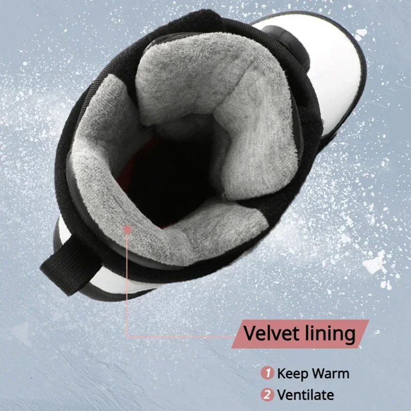 2025 New Outdoor Ski Adult Winter Warm Ventilate Skiing Shoes Sport Gear Man Woman Non-Slip Snowboarding Snow Boots