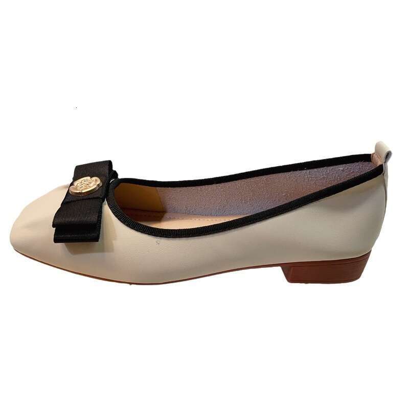 Dign Sense: Niche French Soft Soled Scoop Shallow Mouth, Evening Single Women's Sho, Spring And Autumn Styl, Small Fragrance Style, Low Heeled Gr