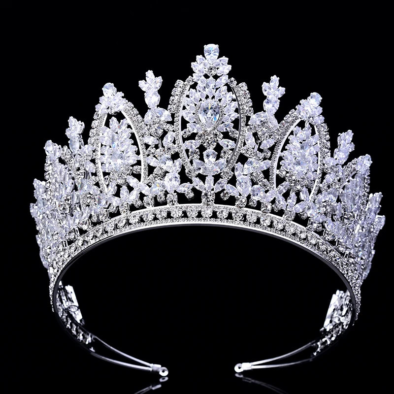 Princess Crown HADIYANA Classic Elegant Wedding Bridal Hair Jewelry Tiaras and Crown Women Zircon BC5069 Corona Princess241105
