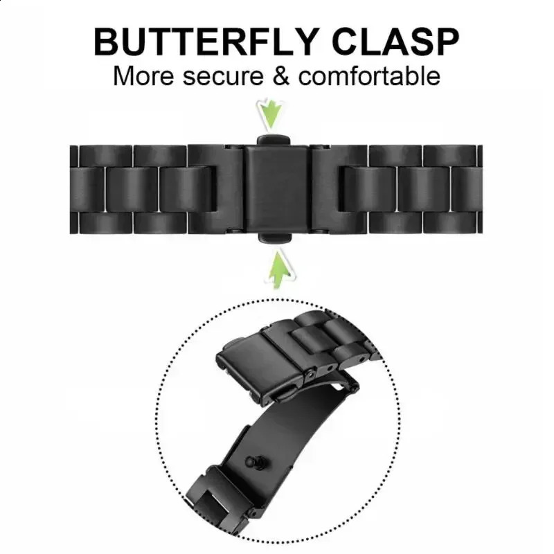 Stainless Steel Strap For Xiaomi Mi Watch Color Band Metal 22MM Quick Release Bracelet Amazfit Pace Stratos 3 2 2S GTR 47MM 241105