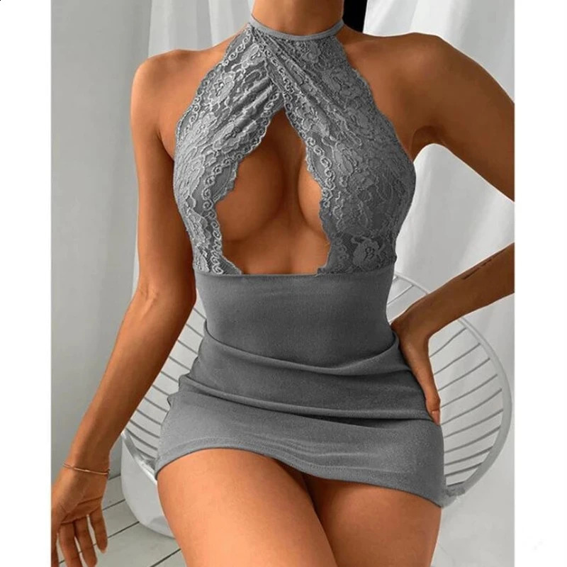 Woman Lingerie Sexy Dress Erotic Lace Porno Clothes Transparent Lenceria Sleepwear For Sex Underwear Costumes 241105