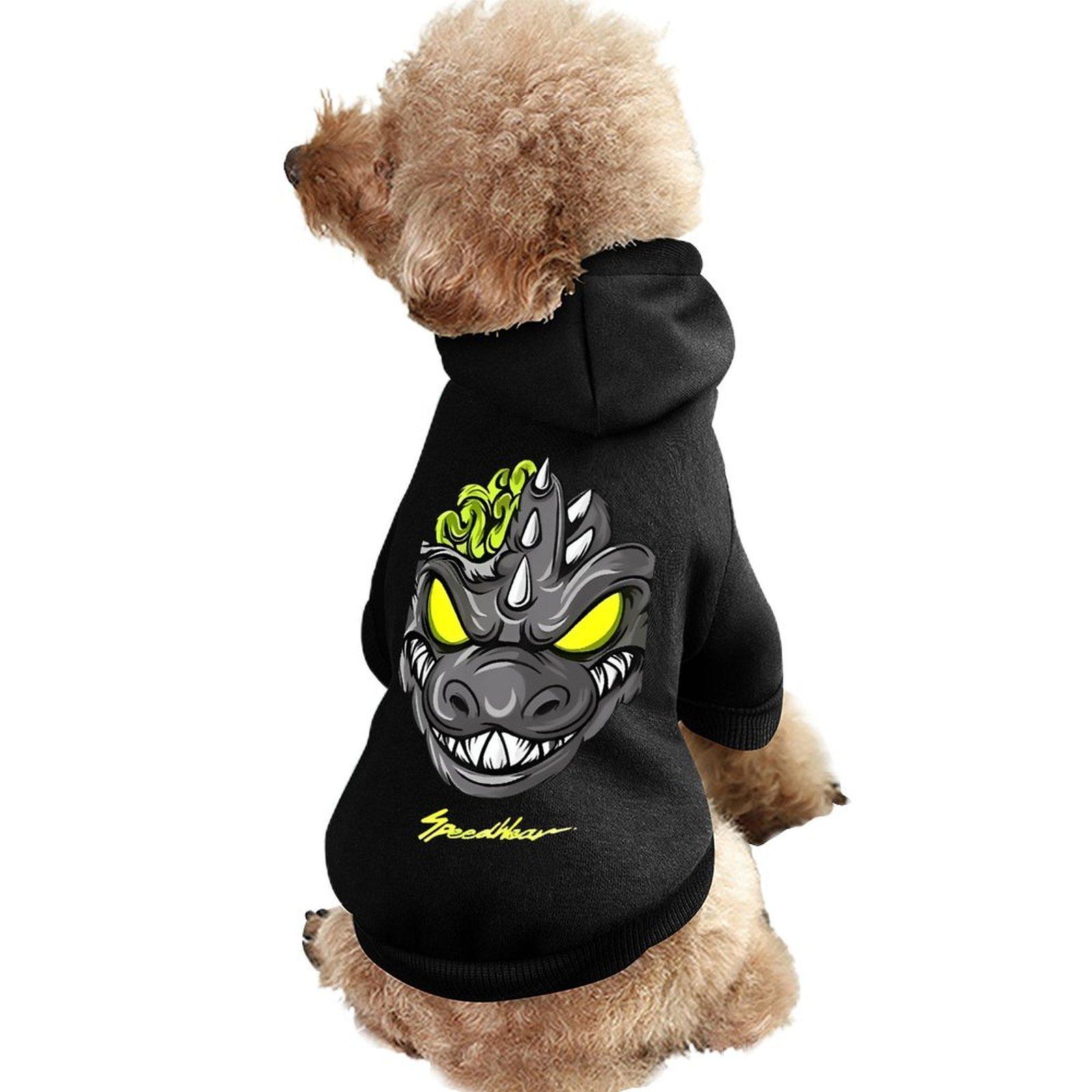 Custom Hoodie Dog Pet Sleeve Casual Dog Clothes Hoodie Cartoon Print Terylene health cloth Wholesale Pet Hoodie