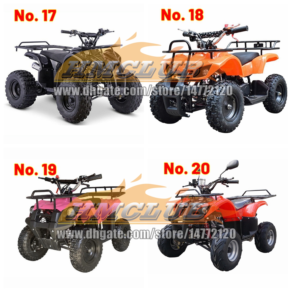 Kids Adult ATV UTV MOTO All-terrain Motorcycle Four Wheels ATV OFF-road 49CC 50CC 2-Stroke Engine Gasoline Racing MOTO For New Year Birthday Holiday G