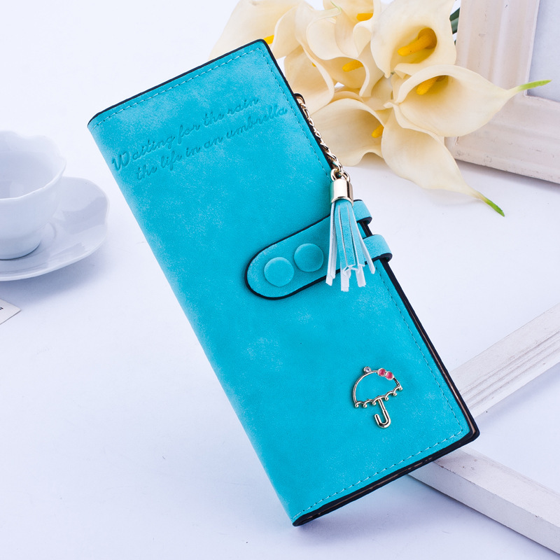 New women's long zipper Korean version multifunctional handbag designer wallet