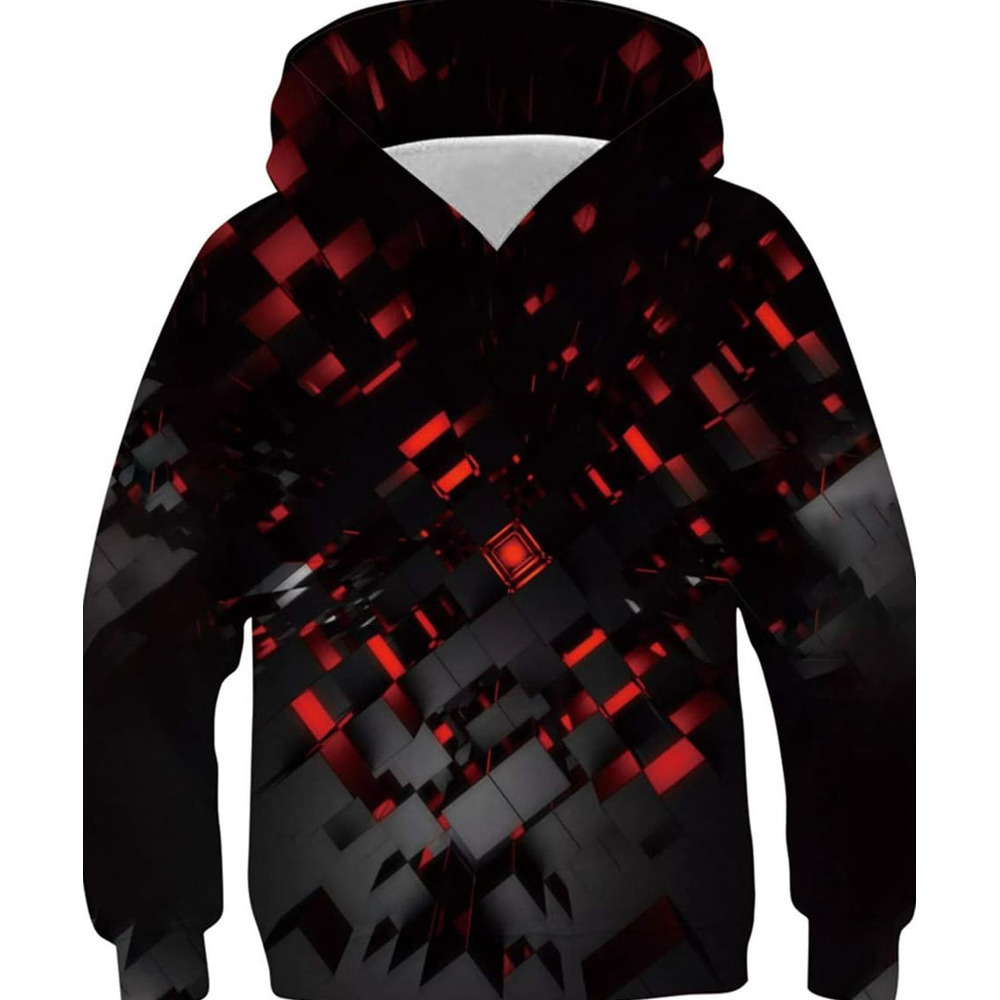 Hoodie for Mens Womens Boys Hoodies Sweatshirt Cool 3D Print Pullover with Big Pocket for Fashion Warm Winter Graphic Hoodies sweatshirt keep warm