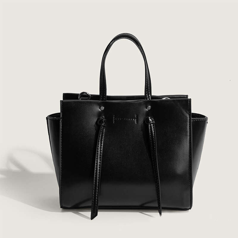 Vintage 2025 New Women's Fashion Retro Simple Casual Versatile Handbag Large Capacity Commuter Shopping Bags for Female
