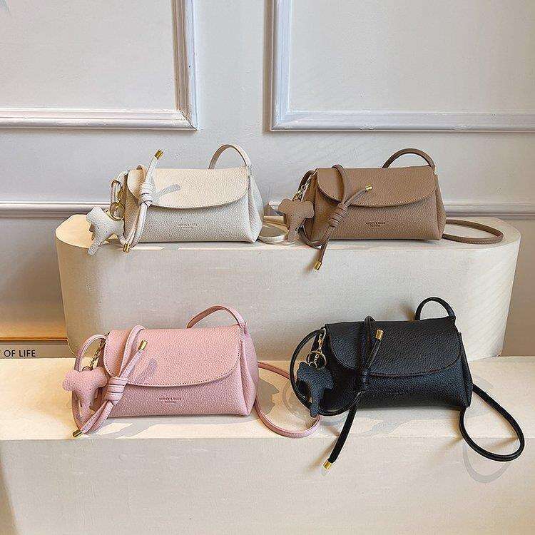 2024 New Popular Women's Solid Color Crossbody Minimalist and Unique Soft Face Leisure Fashion Versatile Trendy Small Bag