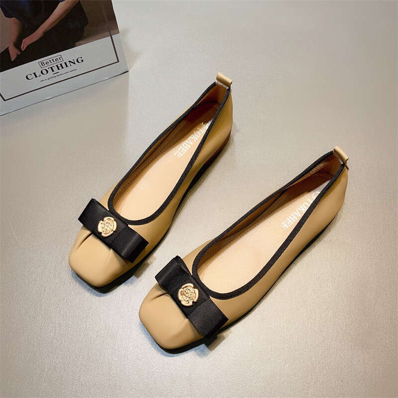 Dign Sense: Niche French Soft Soled Scoop Shallow Mouth, Evening Single Women's Sho, Spring And Autumn Styl, Small Fragrance Style, Low Heeled Gr