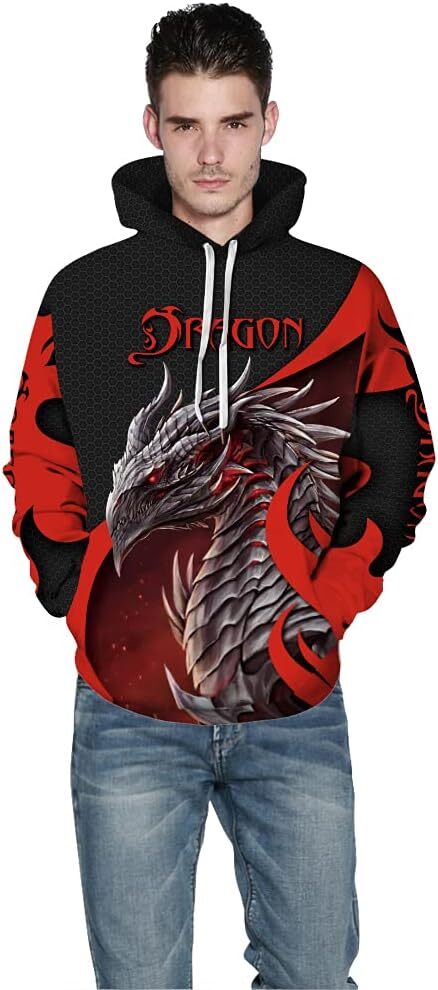 Hoodie for Mens Womens Unisex 3D Pattern Printed Hoodies Graphics Pockets Pullover Athletic Hoodie Hooded Sweatshirts Graphic Fashionable and cool