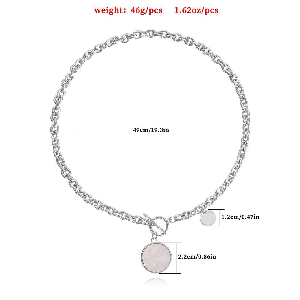 European and American Cross Heart Pendant Necklace for Women Sweater Chain Trendy Jewelry Accessories