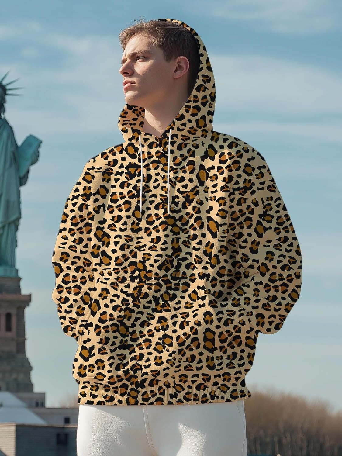 Hoodie for Mens Unisex Graphic for Men Women Funny Cool 3D Novelty Pullover Sweatshirt Teen Boy Girls Hoodie With Pocket Graphic fashion cool