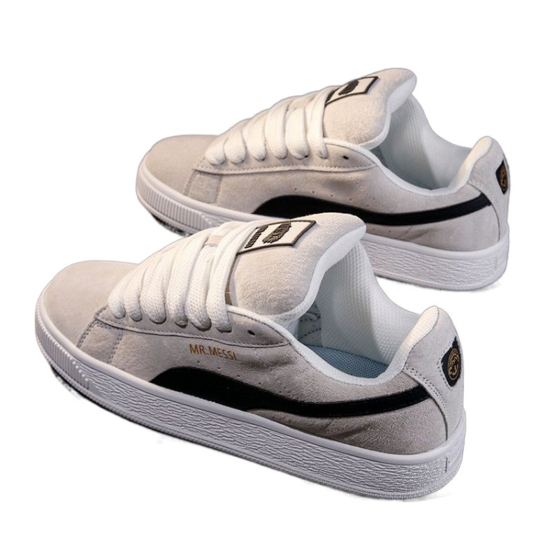 Lace up Outdoor Ethnic Shoes Spring and Autumn Rubber Square Head Imitation Leather Artificial PU Leather Low Top Shoes