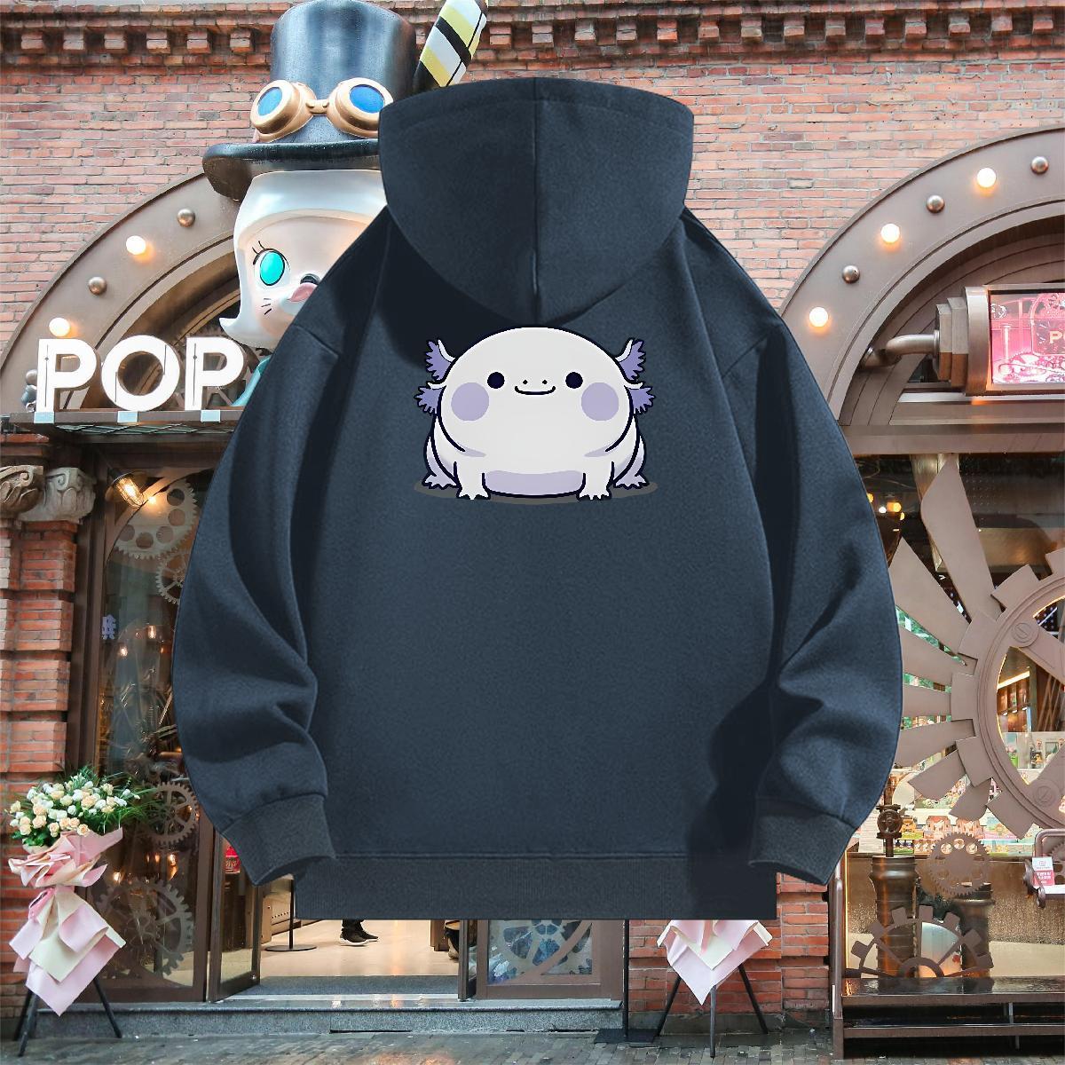 Designer Men Hoodie Breathable Hooded Collar Soft Couples Hoodie Plus Size Cartoon Tops Hoody High Street Hip Hop Cotton 350g