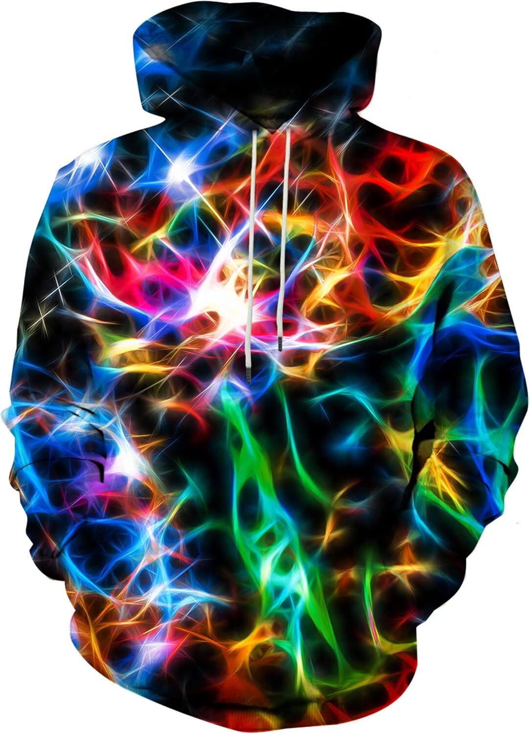 Hoodie for Mens Unisex 3D Printed Hooded Sweatshirt Casual Pullover Hoodie with Big Pockets Graphic Hoodies sweatshirt Fashionable, cool, and warm
