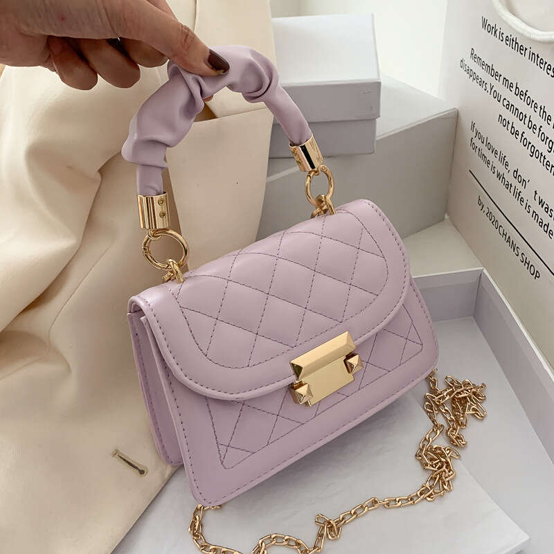 Designer Bag Women's Bag Popular Ins Women's Bag 2024 Classic Korean Fashion Hand Bag Small Square Chain Crossbody Bag
