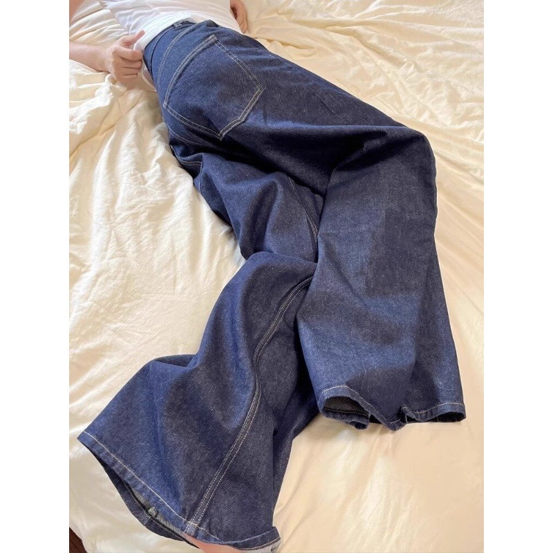 QWEEK Y2k Oversized Jeans Woman Streetwear Vintage Baggy Haruku Denim Pants Korean Fashion Spring Grunge Trousers Aesthetic