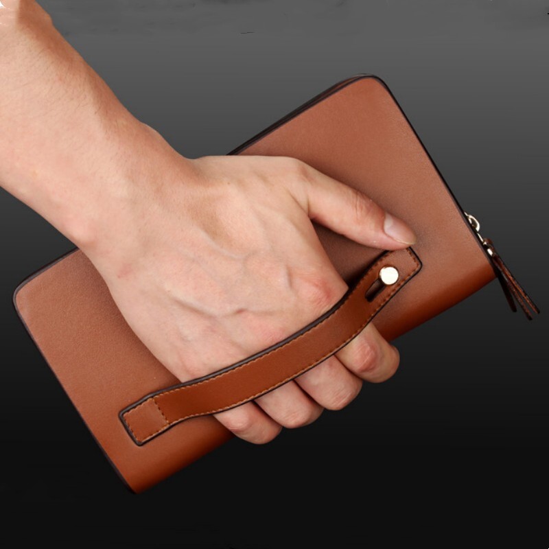 New Wallet Large Capacity Men's Designer Mobile Card Bag High Quality Wallet Bag
