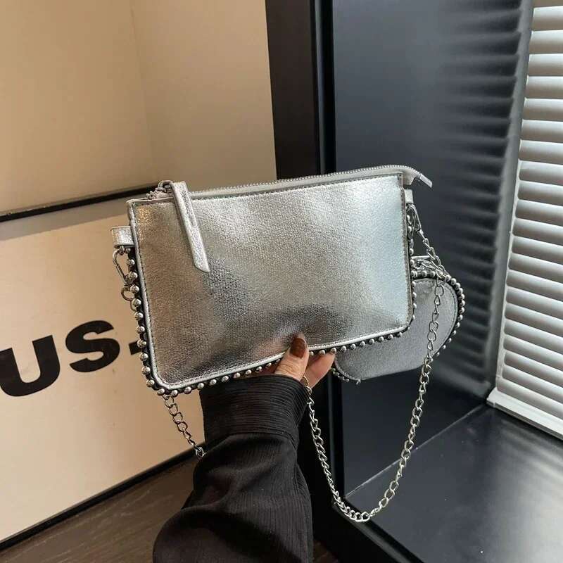 Solid Fashion Women's Shoulder Bags New Trend Zipper 2025 Light Pu Design Youth Ladies Crossbody Bag Bolsas Femininas