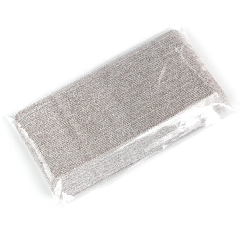 100200Pcs 13.5CM Mini Replaceable Nail File Self-adhesive Removable Sandpaper Pads Metal Handle 100180240 Emery Board Buffer 241105