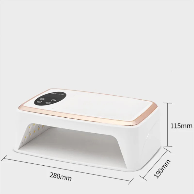 90 LEDS Nail Dryer LED Nail Lamp UV Lamp for Curing All Gel Nail Polish Motion Sensing Manicure Pedicure Salon Tool Big Space 241104
