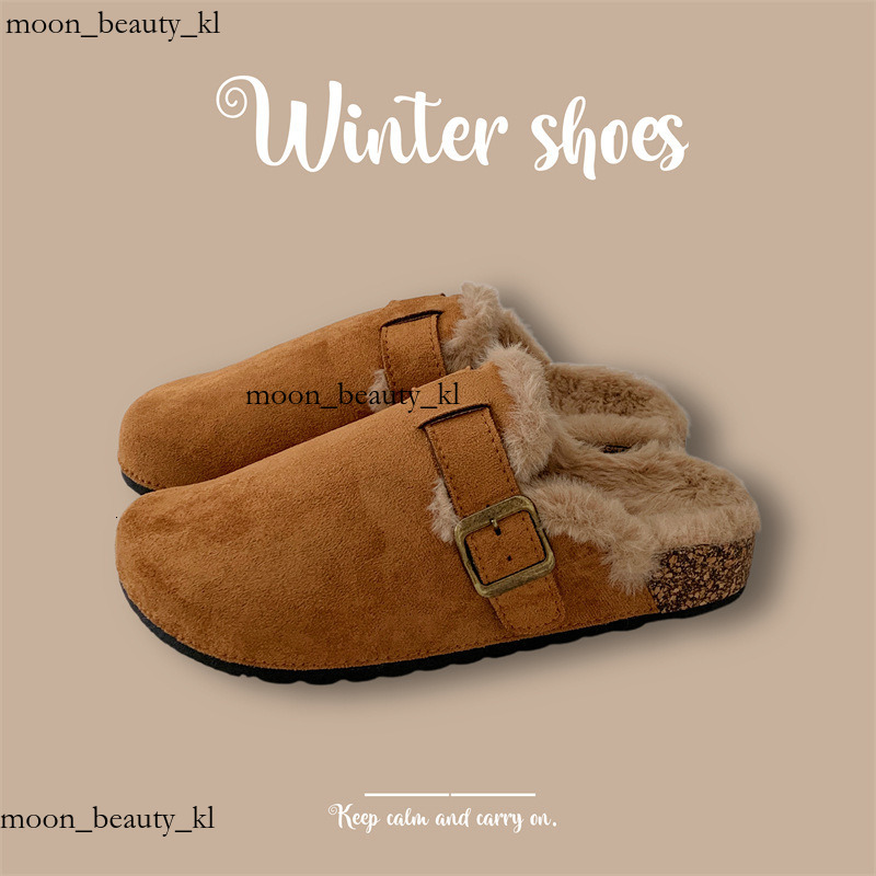2024 New Outdoor Leisure Designer Slippers Flat Toe Half Slippers Fashion Women's Warm Fur Indoor And Outdoor Slippers, 2024 Autumn And Winter Ne
