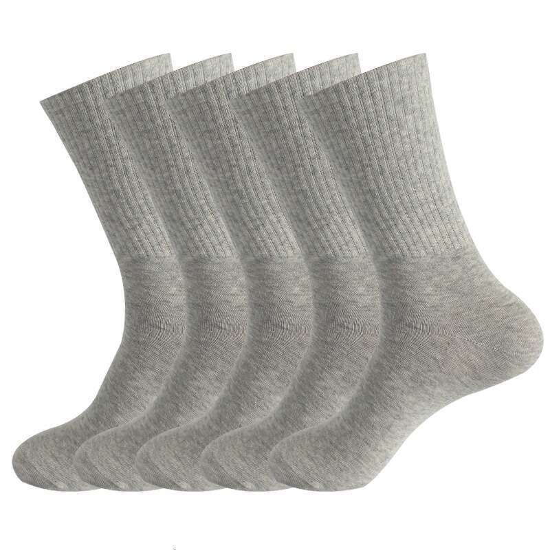 shanshi men socks Men's autumn winter high elastic calf men's and women's running sports socks large-sized solid color medium length so
