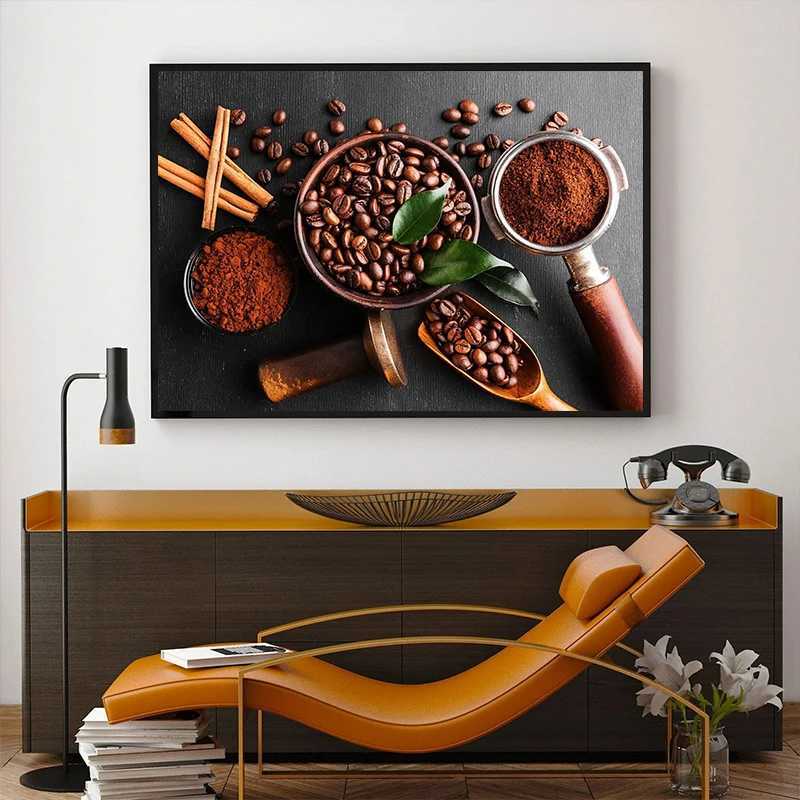 Modern Cooking Herbs Spices Sushi Utensils Spoon Wall Art Picture Canvas Painting Luxury Artwork Poster Print Home Kitchen DecorXJ241104