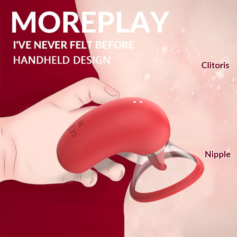 Clitoral Vibrator Sucking and Licking Tongue Sex Toy for Women Nipple Vagina Stimulator Orgasm Pussy Blowjob Female Masturbation 241105