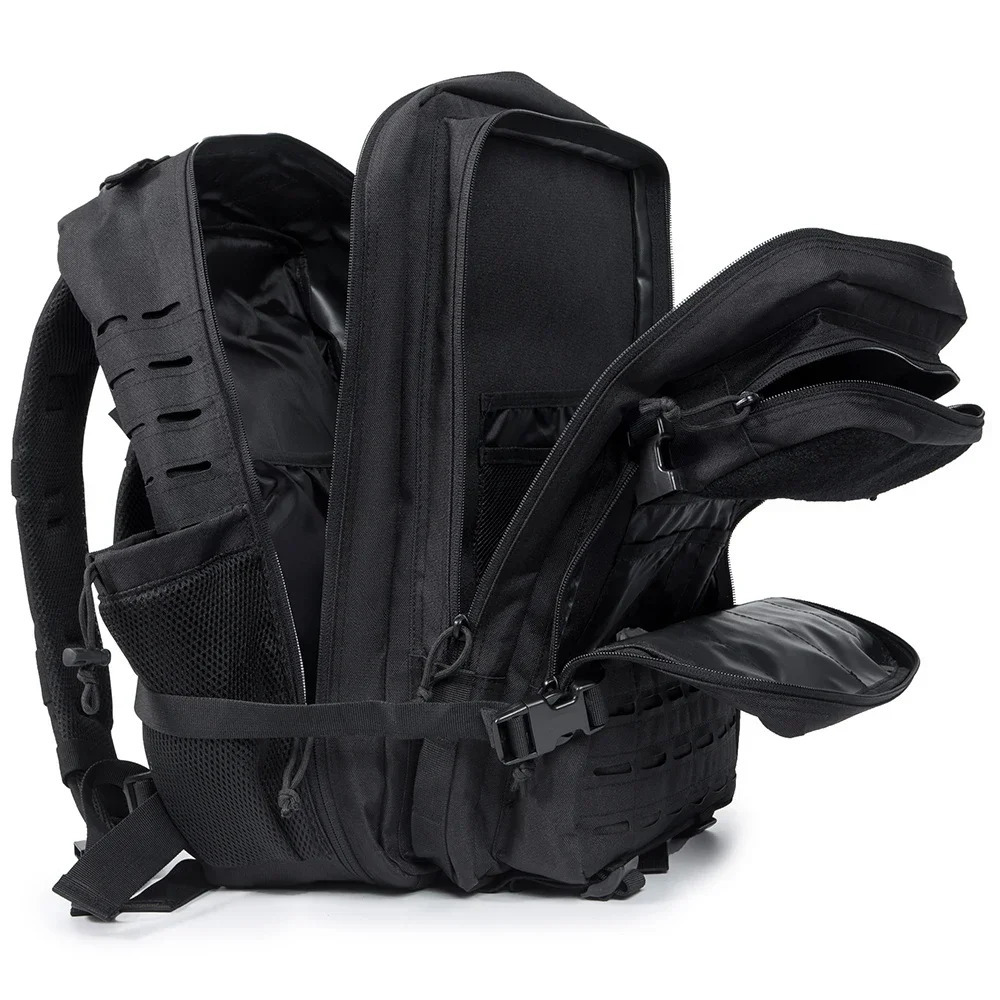 25L/45L tactical backpack for men and women small school Rucksack with bottle rack hiking backpack camping equipment 241104