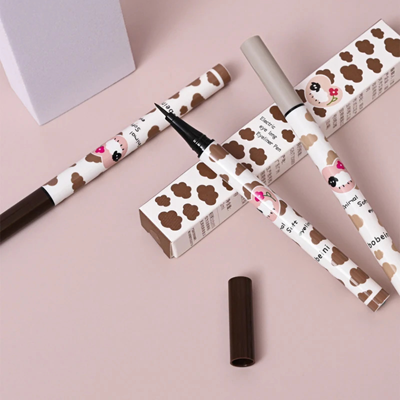 Waterproof Liquid Eyeliner with Fine Tip Smudge Proof Long Lasting Quick Dry Liquid Lying Silkworm Pen Eye Makeup Cosmetic Tool 241104
