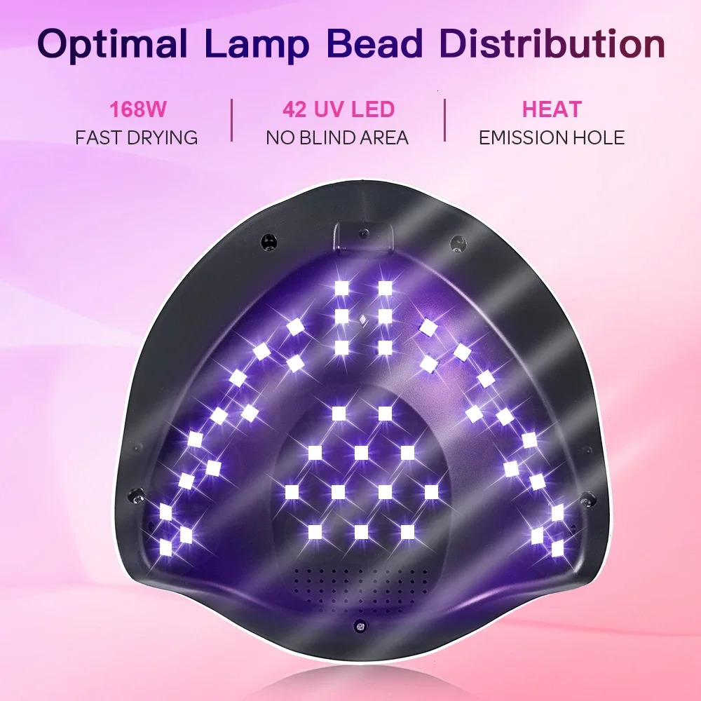V3 UV LED Nail Lamp 180W Professional Nail Curing Lamps for Home Salon Led Drying Lamps for Nail Equipment Dryer for Gel Polish 241104