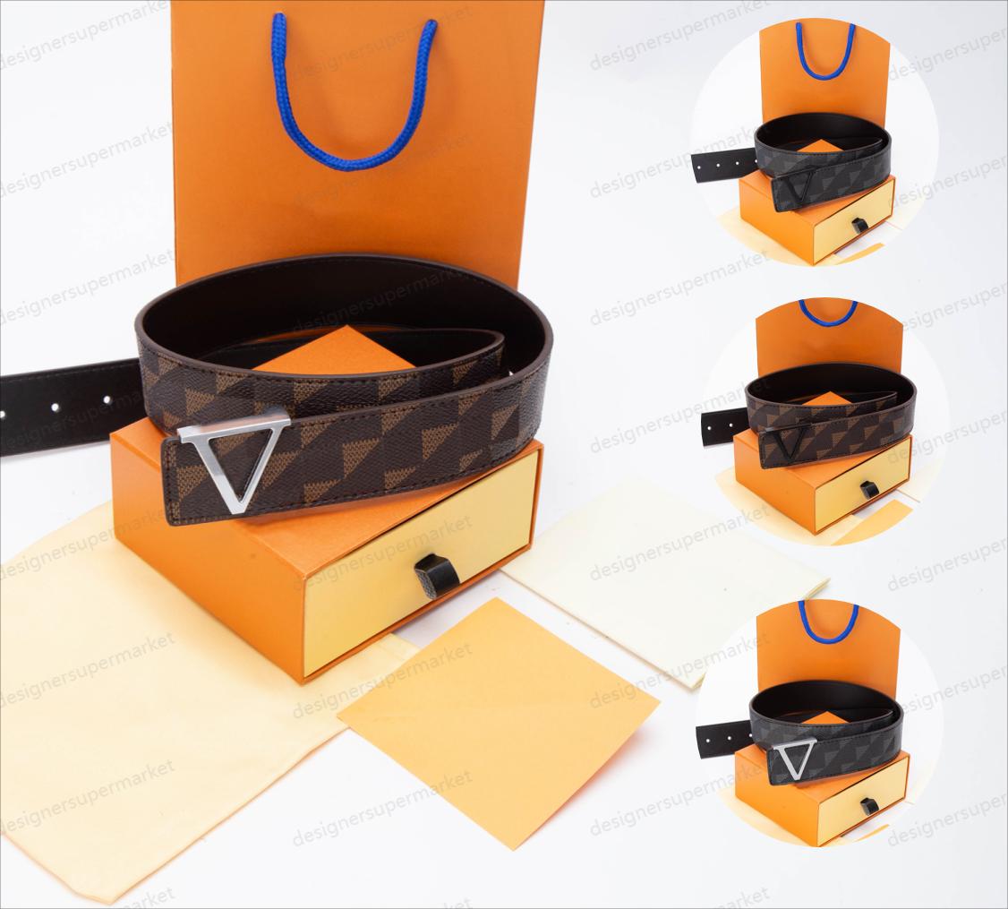 Luxury Belts for Men Designer Belt Cintura Leather Women Mens Belts Cintura 16 Style Belt lvt with Gift Box